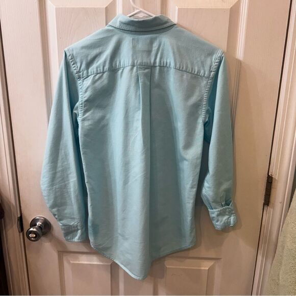 Ralph lauren Polo iconic Oxford Button Down shirt in  Agean Blue EUC - Picture 6 of 14